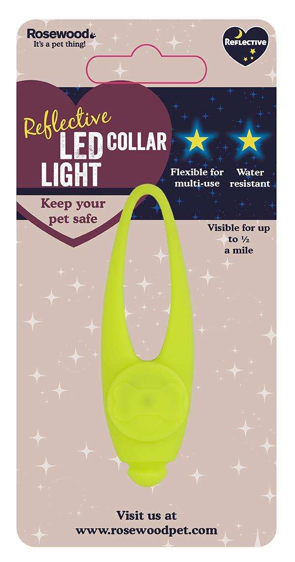 Rosewood Silicon Light Collar, Small - PawsPlanet Australia