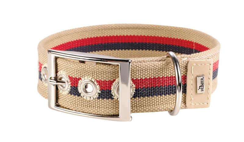 HUNTER HT63008 New Orleans Stripes Collar, One Size - PawsPlanet Australia