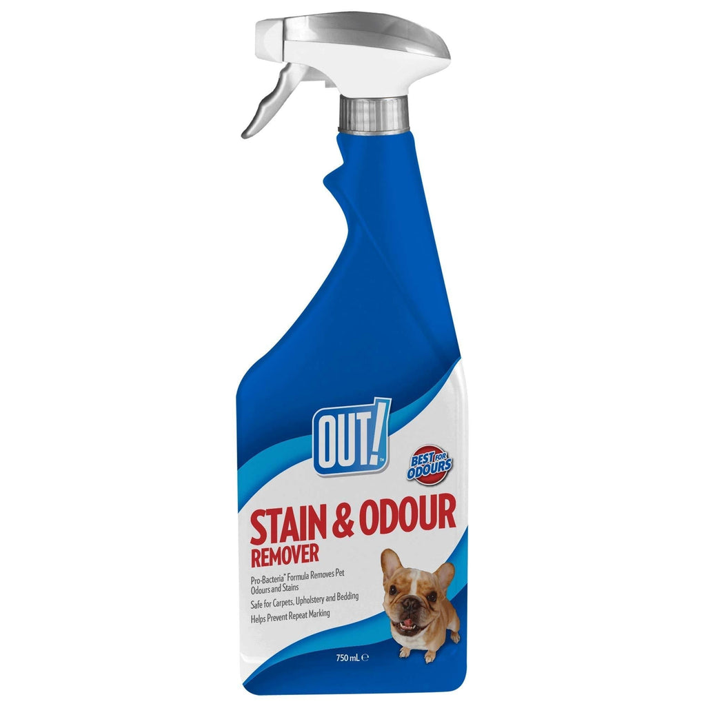 OUT! Pet Stain and Odour Remover, 750 ml - PawsPlanet Australia