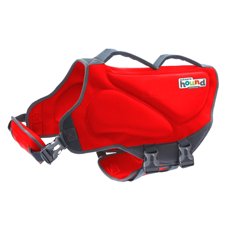 Outward Hound Dawson Dog Life Jacket, Large, Red L - PawsPlanet Australia