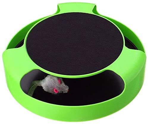 Invero® Cat Kitten Catch The Mouse Moving Plush Toy Interactive Scratching Claw Care Play Mat - PawsPlanet Australia