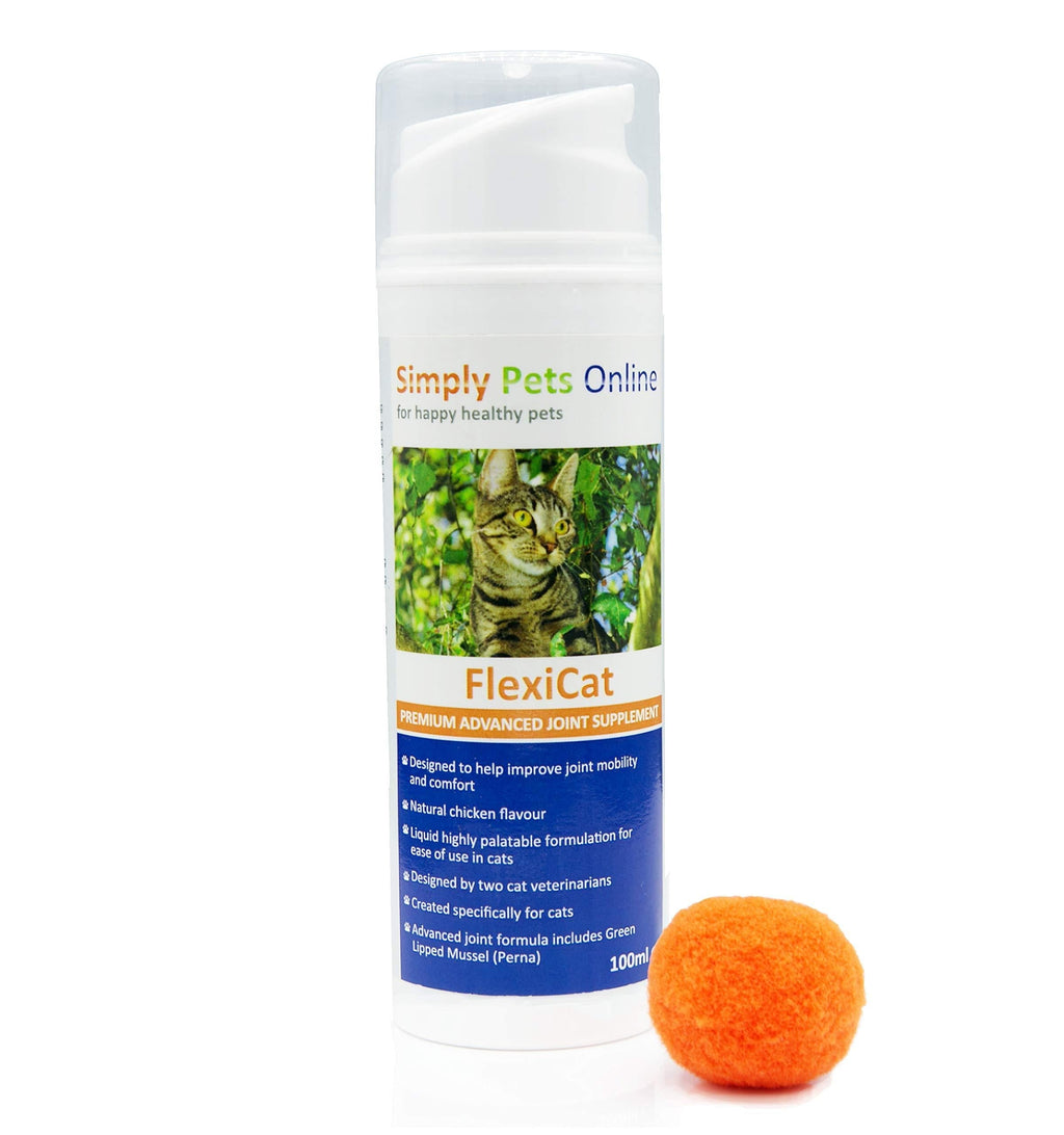 Cat Joint Supplement - Natural Antioxidants, Promotes Mobility in Cats - Plus Colourful Ball Toy - PawsPlanet Australia