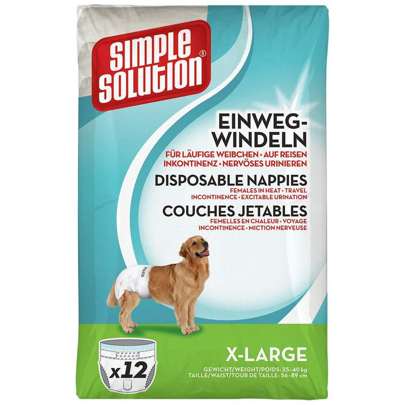 Simple Solution Hunde Windeln XL Tres Grand - PawsPlanet Australia