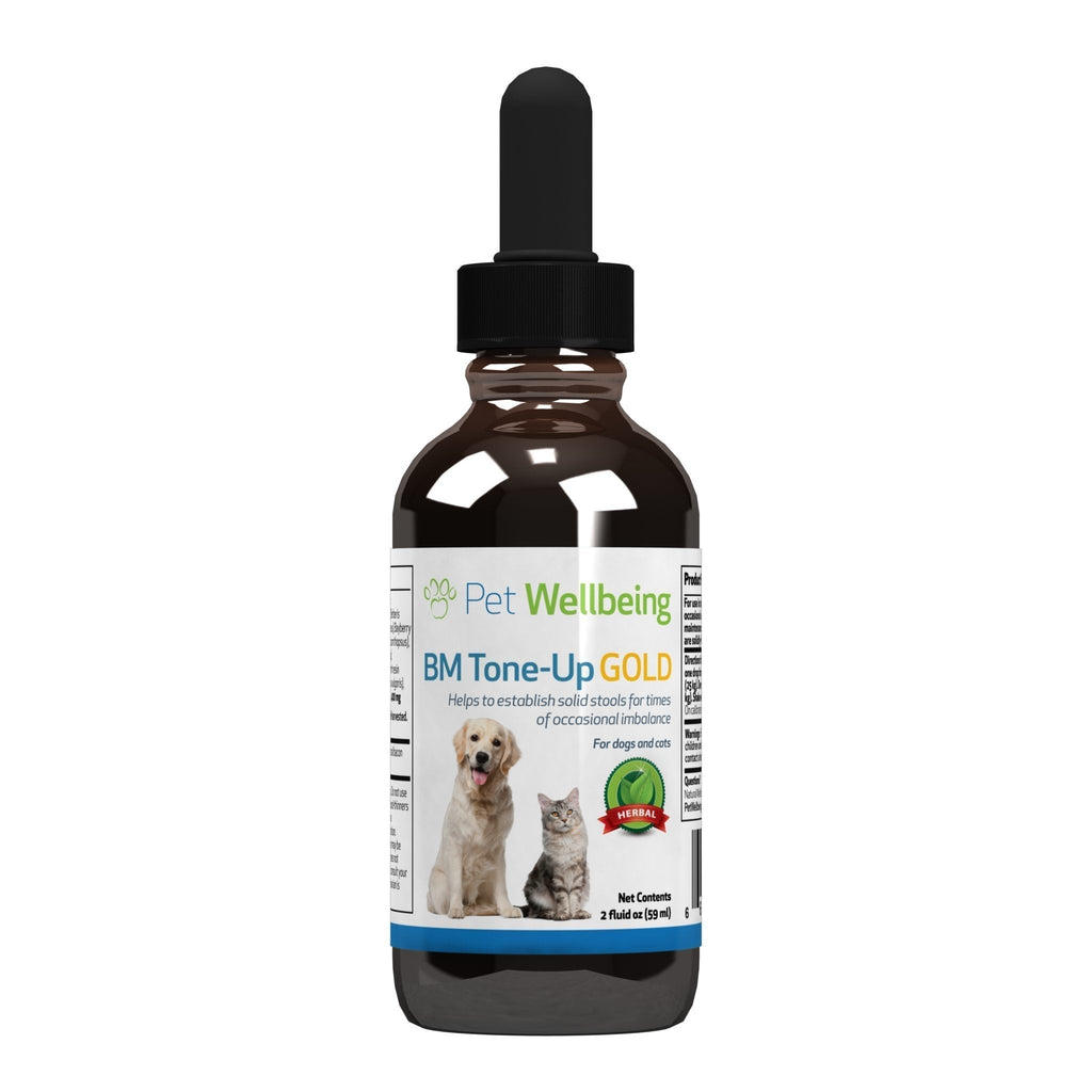 Pet Wellbeing Bm Tone-Up Gold For Cats - Natural Support For Feline Loose Stools. - 2Oz (59Ml) - PawsPlanet Australia