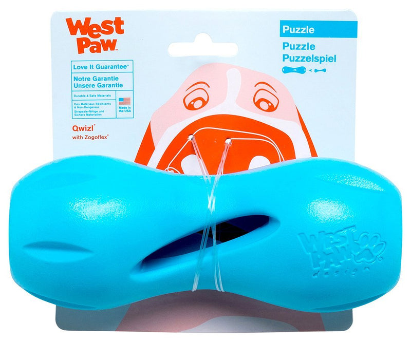 Qwizl Dog Toy L Blue 1 Count (Pack of 1) - PawsPlanet Australia