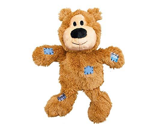 KONG Wild Knots Bear - SMALL/MEDIUM - Cuddly Outside, Durable Strong Inside Knotted Rope Skeleton - 3 Colours - PawsPlanet Australia
