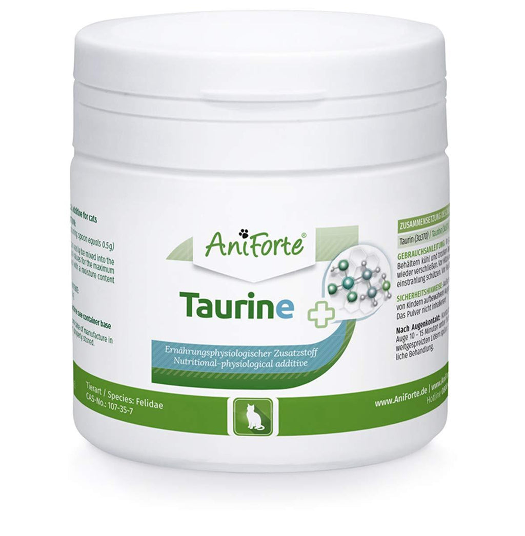 AniForte Taurine for Cats 100g - Natural Amino Acid Pet Supplement to Help Muscle Tremors & Nerve Function - PawsPlanet Australia