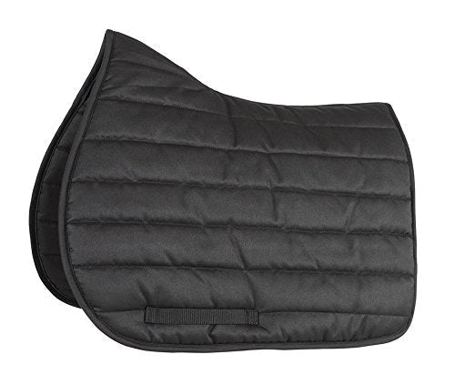 Shires Wessex High Wither Comfort Saddlecloth - Black Pony/Cob - PawsPlanet Australia