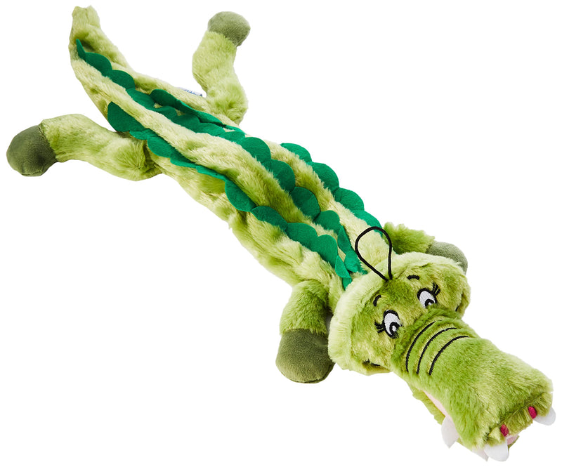 """Mad About Pets"" Plush Alligator Wild Crinkler Dog Toy" Wild Crinkler Alligator - PawsPlanet Australia