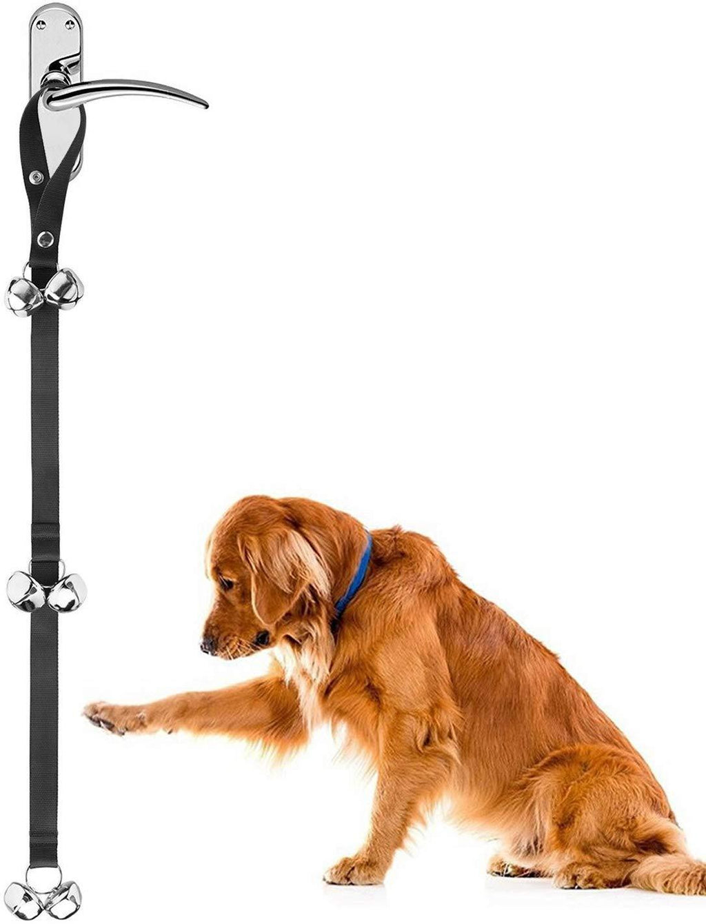 Zellar Dog Puppy Doorbells, Length Adjustable Loud Dog Puppy Potty Toilet House Training Bells - PawsPlanet Australia