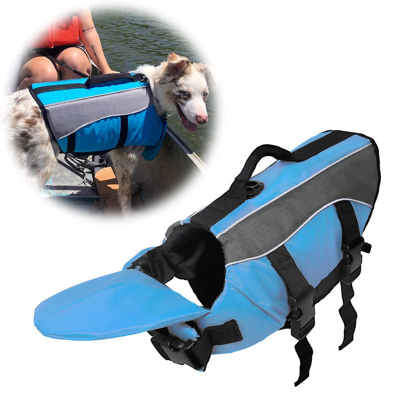 SILD Color Pet Life Jacket Size Adjustable Dog Lifesaver Safety Reflective Vest Pet Life Preserver Dog Saver Life Vest Coat for Swimming Surfing Boating Hunting(XS) XS Blue - PawsPlanet Australia