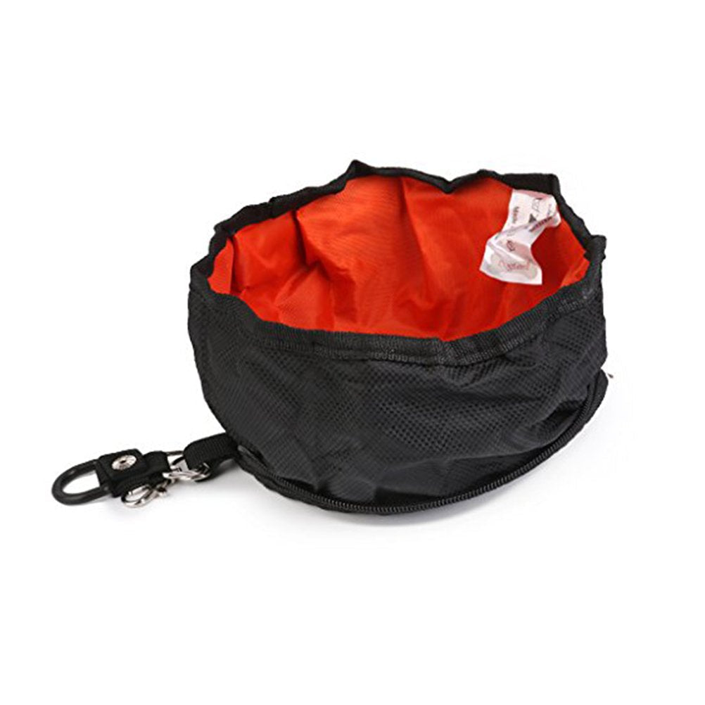 UEETEK Travel Folding Bowl for the dog (Black) Black - PawsPlanet Australia