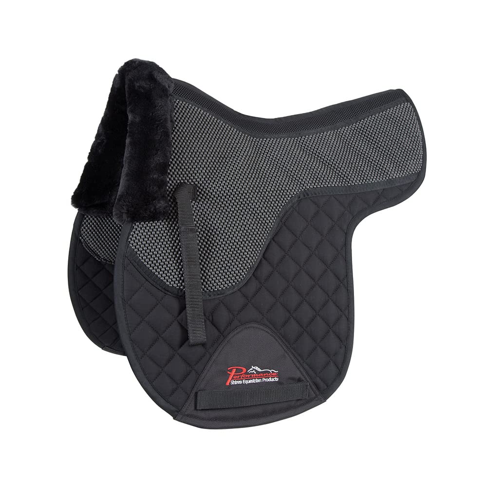 Shires ARMA Soft Grip Numnah - Black Full - PawsPlanet Australia