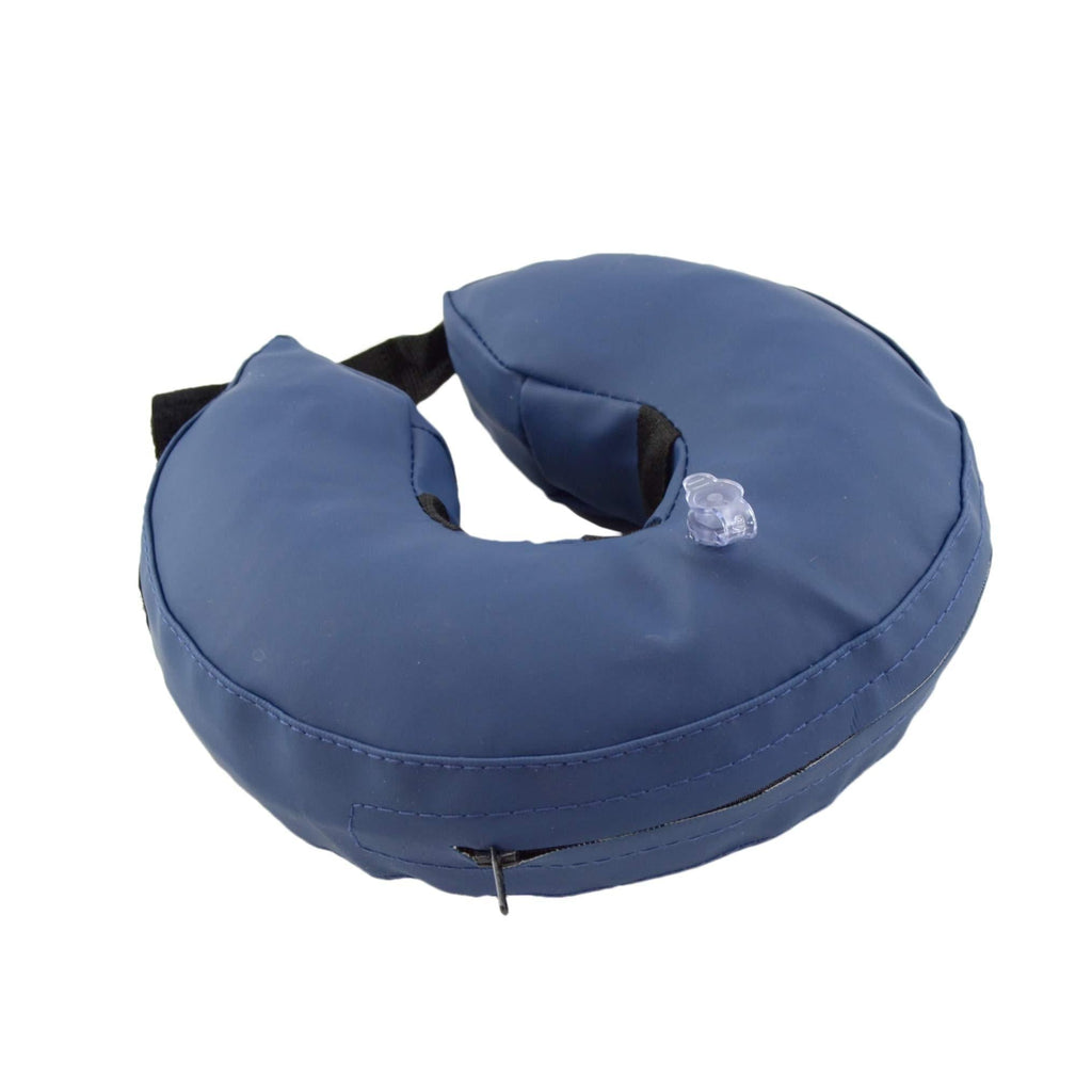 Trixie 19541 Inflatable Safety Collar, XS: 20-24 cm/8 cm, Blue - PawsPlanet Australia