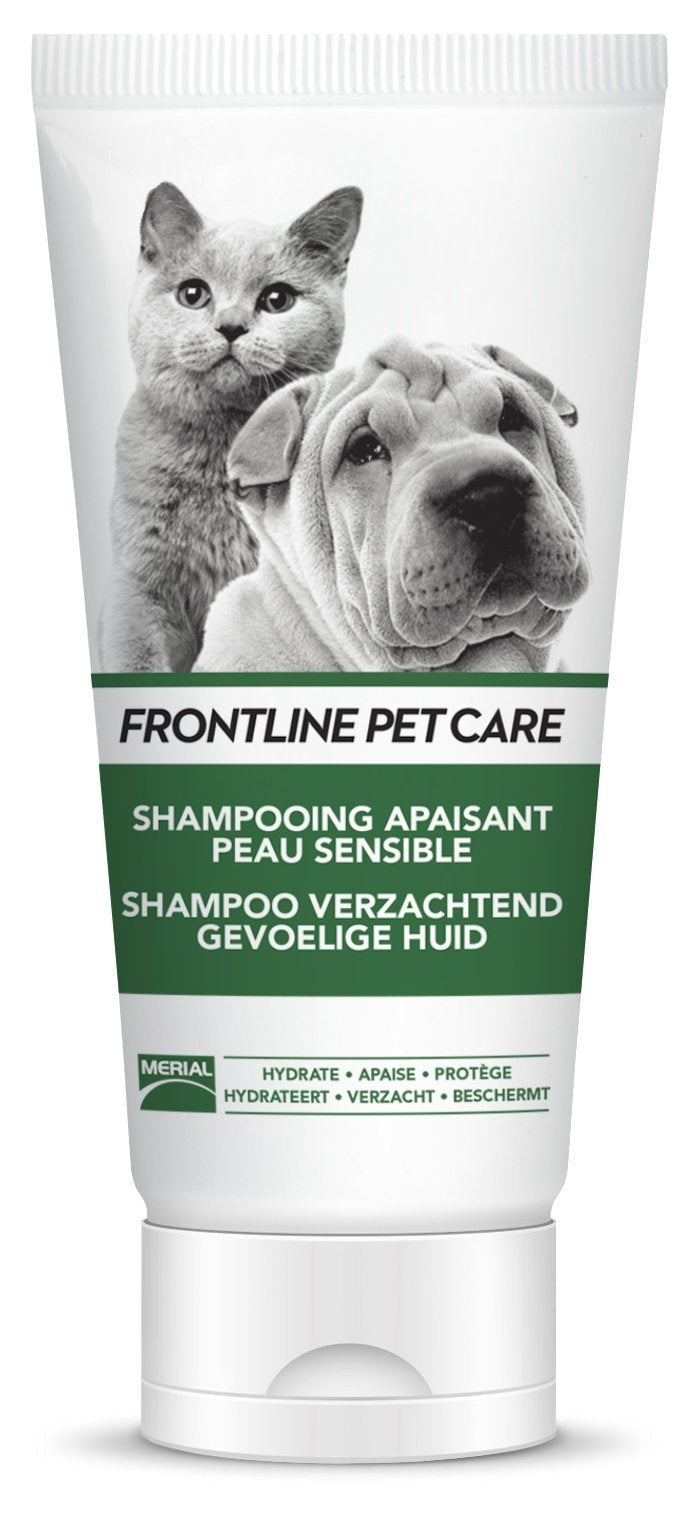 FRONTLINE Pet Care Soothing Sensitive Skin Shampoo for Cats and Dogs 200 ml. - PawsPlanet Australia