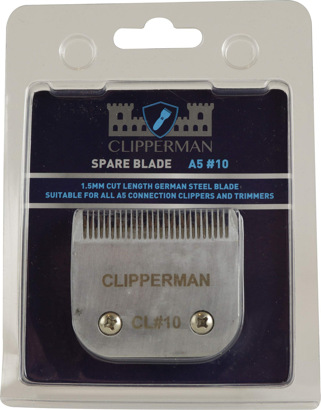 Clipperman See Description Blade Set, Clear, Regular Transparent - PawsPlanet Australia