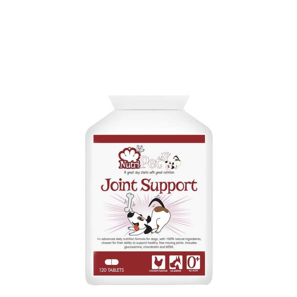 Nutri-Pets Joint Support - Premium Quality Joint Supplement for Dogs - Powerful Formula Including Glucosamine, Chondroitin, MSM, Curcumin & Hyaluronic Acid - 120 Tablets up to 120 Days Supply - PawsPlanet Australia