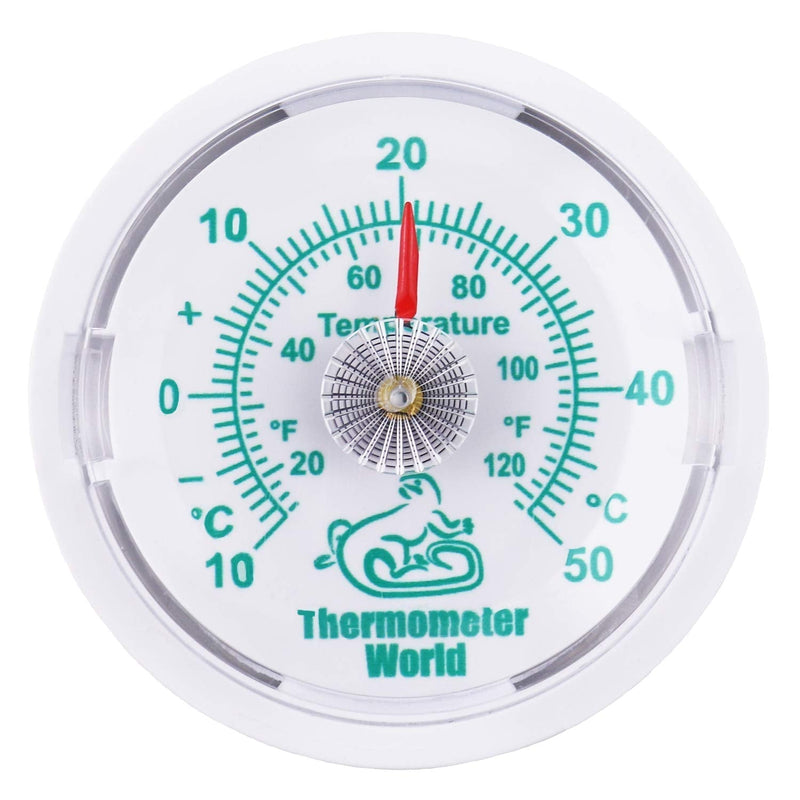 Vivarium Thermometer to Monitor Temperature In Reptile Tanks and Vivariums - 65MM Reptile Thermometer Temperature Gauge - PawsPlanet Australia