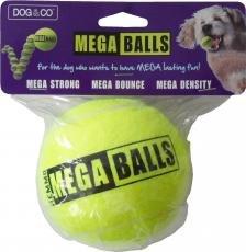 Dog & Co Mega Balls, 4-Inch, Yellow - PawsPlanet Australia