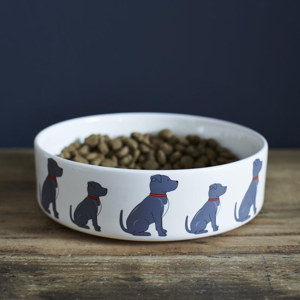 Sweet William Staffie Dog Bowl - PawsPlanet Australia