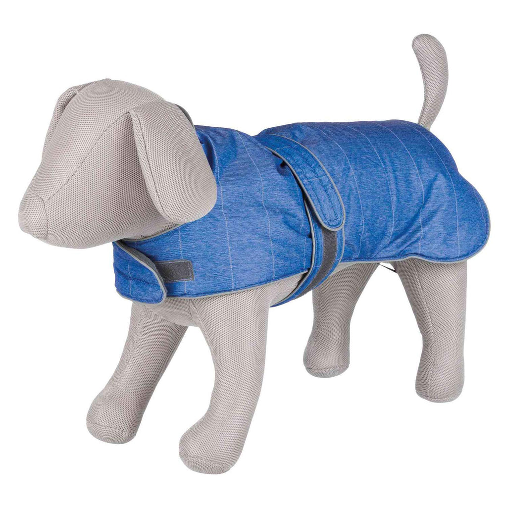 TRIXIE Belfort Coat, L, 55 cm, Blue, Dog - PawsPlanet Australia