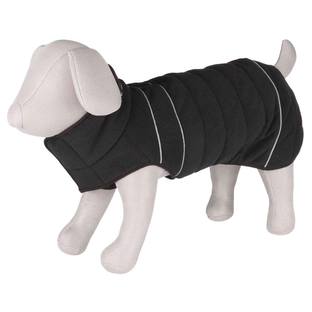 TRIXIE King of Dogs Coat, S, 35 cm, Black, Dog - PawsPlanet Australia