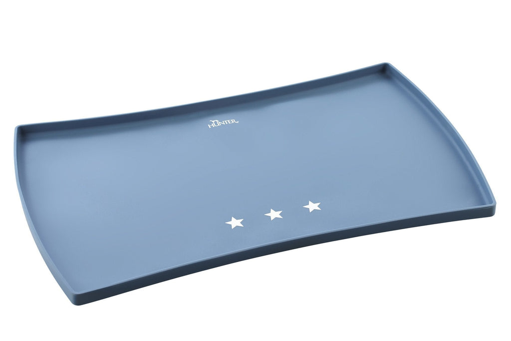 HUNTER 64470 Silicone Bowl Aarhus Stars Design, 48 x 30 cm, Blue/White - PawsPlanet Australia