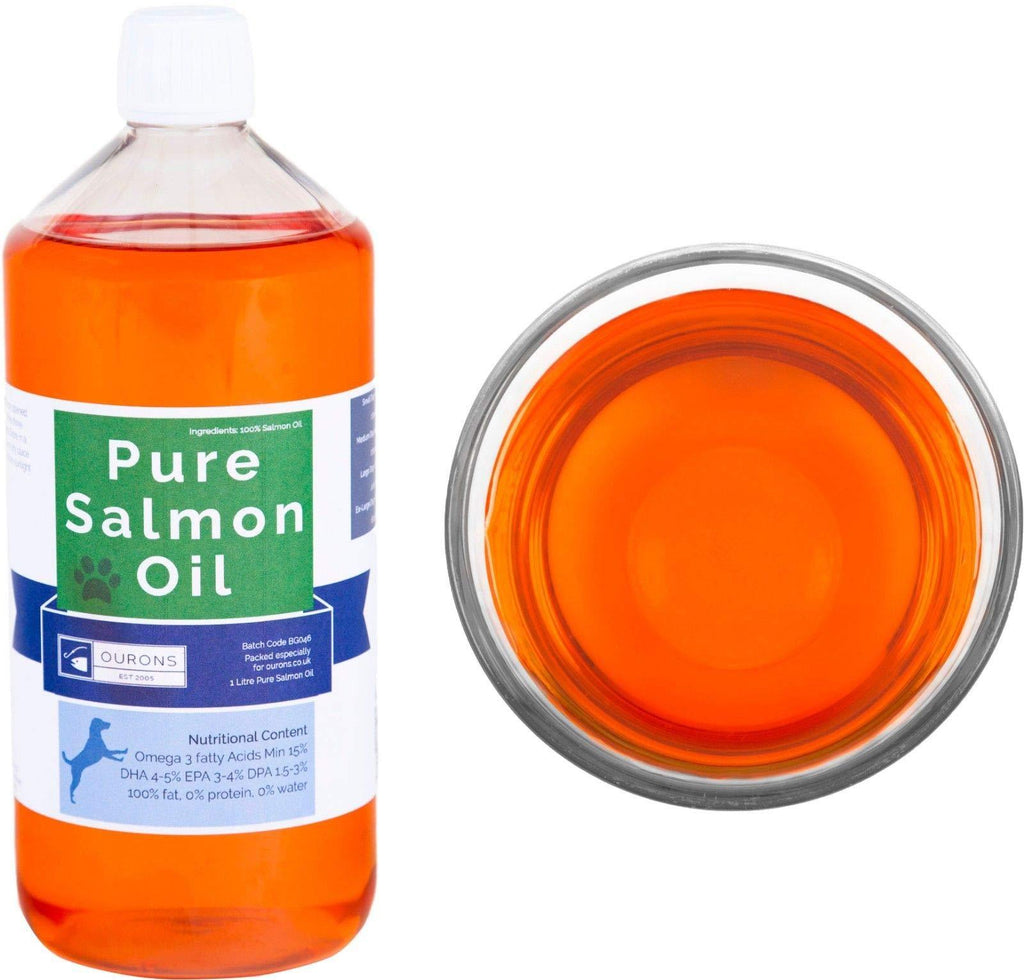 1 litre Pure Salmon Oil for Dogs Pure Fish Oil - PawsPlanet Australia