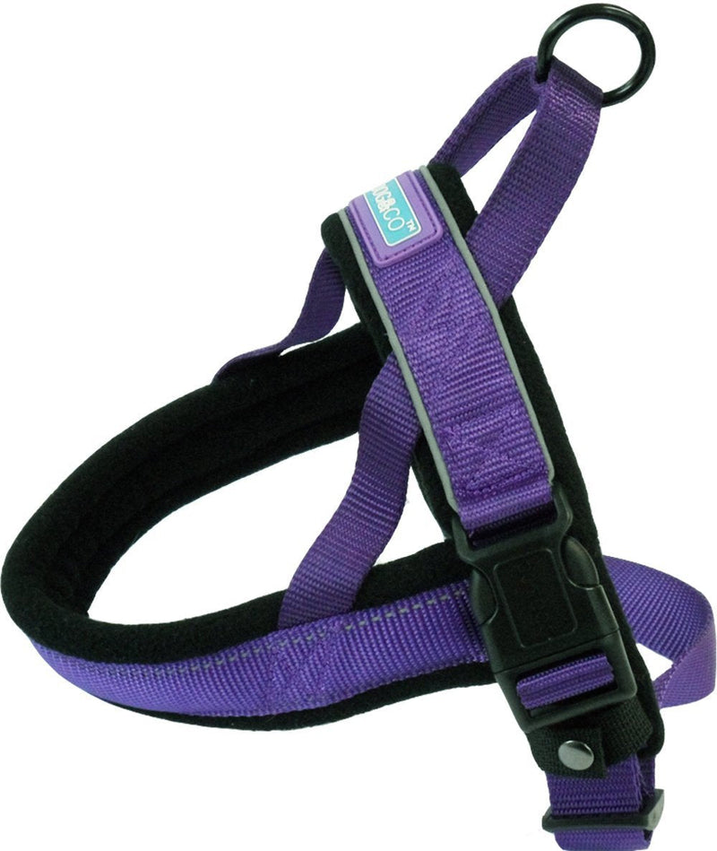 Other Dog & Co Nylon Norwegian Harness Reflective Purple Extra Large, clear - PawsPlanet Australia
