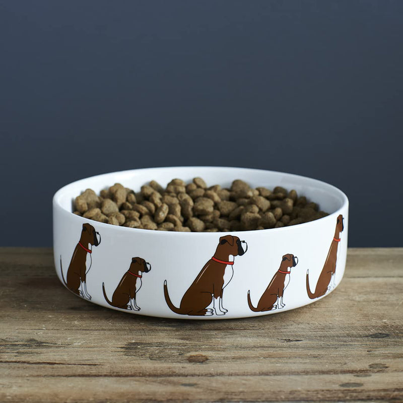 Sweet William Boxer Dog Bowl - PawsPlanet Australia