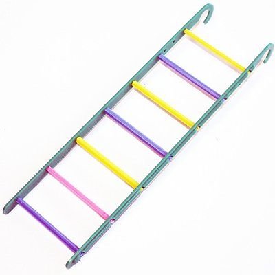 Happypet® 7 Rung Colourful Small Caged Bird Ladder Budgie Cockatiels Love Birds Finches - PawsPlanet Australia