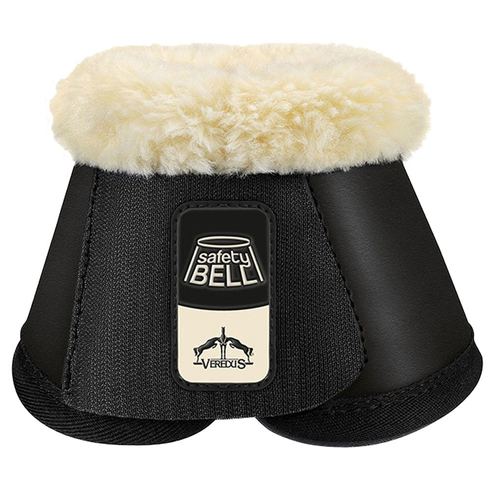 Veredus - Safety Bell Boots - SAFE THE SHEEP Black Small - PawsPlanet Australia