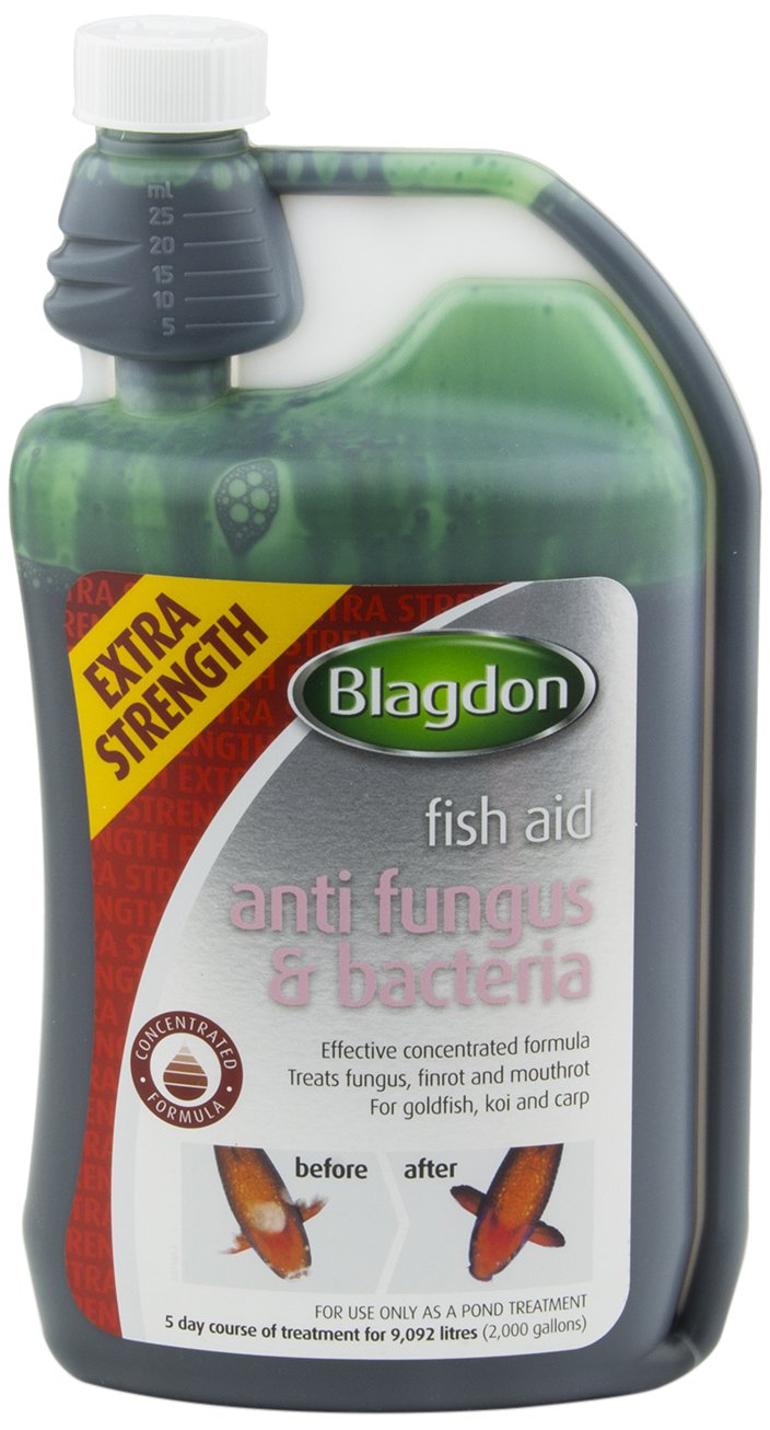 Blagdon Extra Strength Anti Fungus & Bacteria Treatment for Pond Fish, Finrot, Mouthrot, Goldfish, Koi, Carp, 1 Litre 1 l (Pack of 1) - PawsPlanet Australia