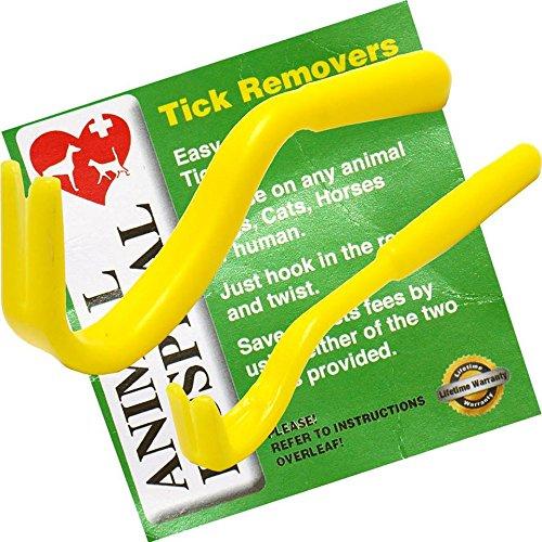 Tick Removers From Animal Hospital Pack of Two (one big one small) The Best Most Effective Tick Removal Tool on The Market, Used For The Safe Removal Of Ticks From Dogs Horses Cats Sheep or Human 1 Pack - PawsPlanet Australia