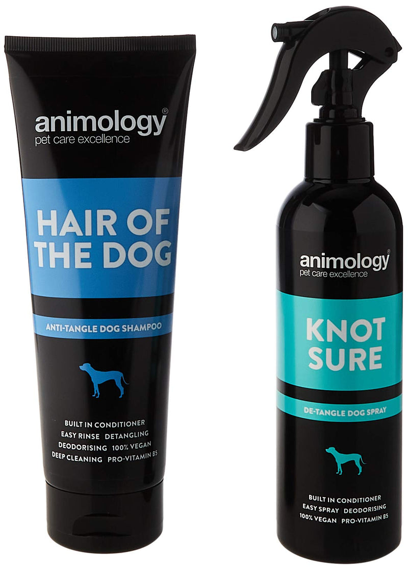 Animology Dog Detangle Kit, 250ml, Pack of 2 1 250 ml (Pack of 2) - PawsPlanet Australia