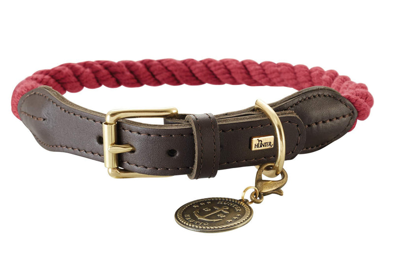 HUNTER List Rope Collar, Size 60, Large, Bordeaux - PawsPlanet Australia