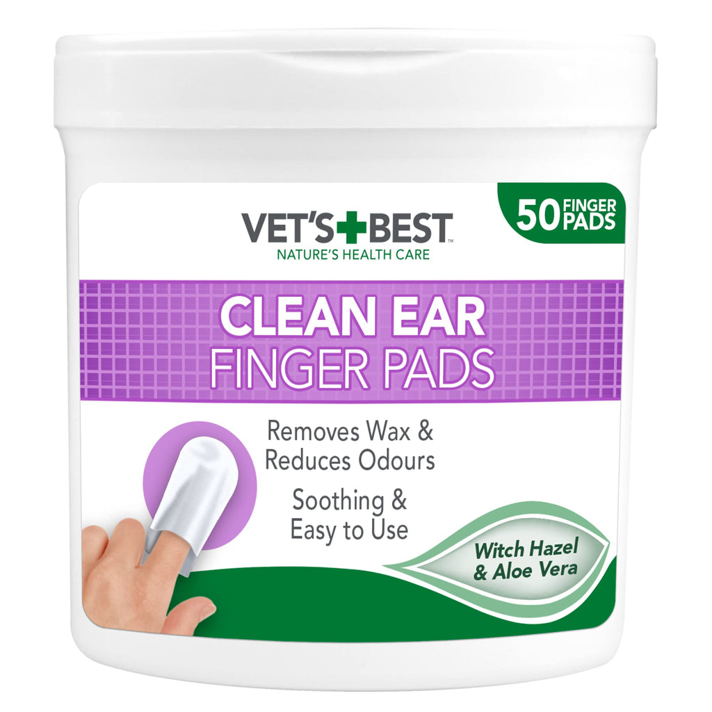 Vet's Best Ear Cleaning Pads for Dogs (Pack of 50) Ear Wipes - PawsPlanet Australia