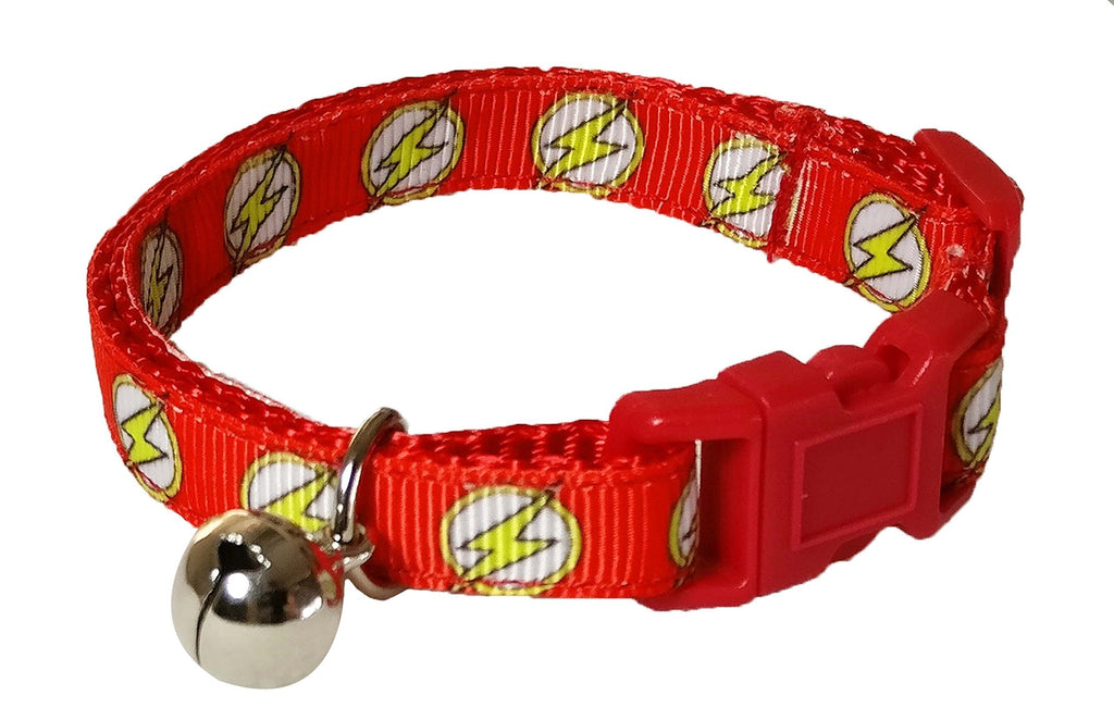 Spoilt Rotten Pets Lightening Flash Bolt Cat Collar With Bell & Safety Buckle - PawsPlanet Australia