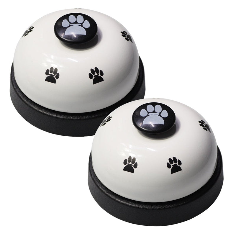 VIMOV Pet Training Bells Set of 2 Dog Bells for Potty Training and Communication Device White - PawsPlanet Australia