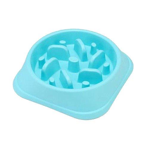 meioro Pet Dog Slow Food Bowl Anti-choke Bowl Pet supplies Large and Small Dogs Lose Weight To Help Digestion Pet Utensils Slow Eating Dog Bowl (Blue) Blue - PawsPlanet Australia