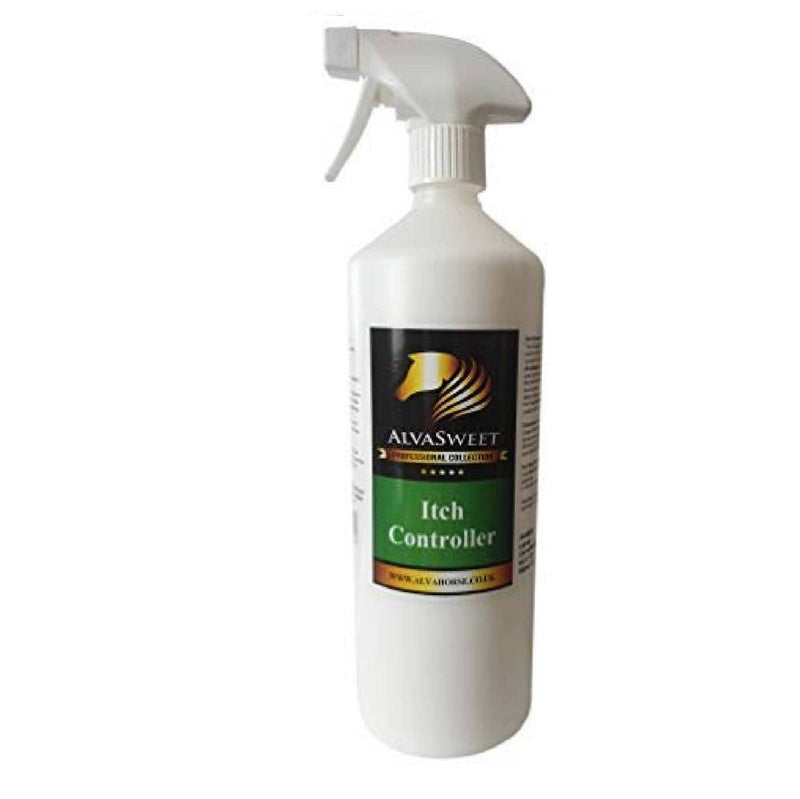 AlvaHorse AlvaSweet Itch Controller 1 Litre Spray - Life Saving Sweet Itch Product For All Breeds and Types of Horses - Detested by the Mosquito Midges and Horse Flies - Loved by Our Equine Friends - PawsPlanet Australia
