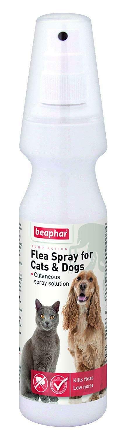 Beaphar Flea Cutaneous Pump Action Spray for Dogs & Cats Kills Fleas Dead - PawsPlanet Australia