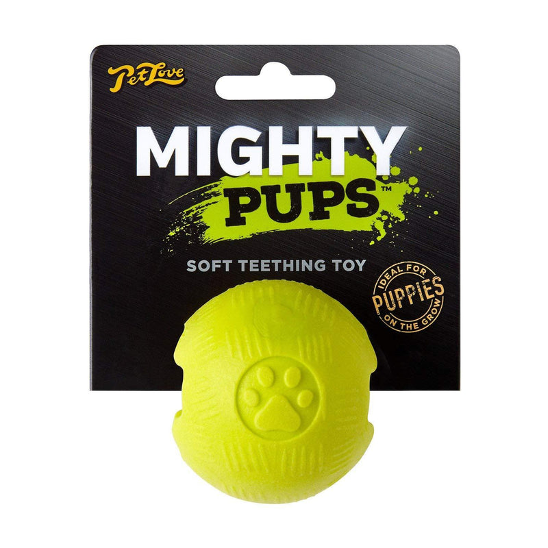 Pet Love Mighty Pups Foam Ball, Puppy Teething Toy - Mini Mini Ball - PawsPlanet Australia