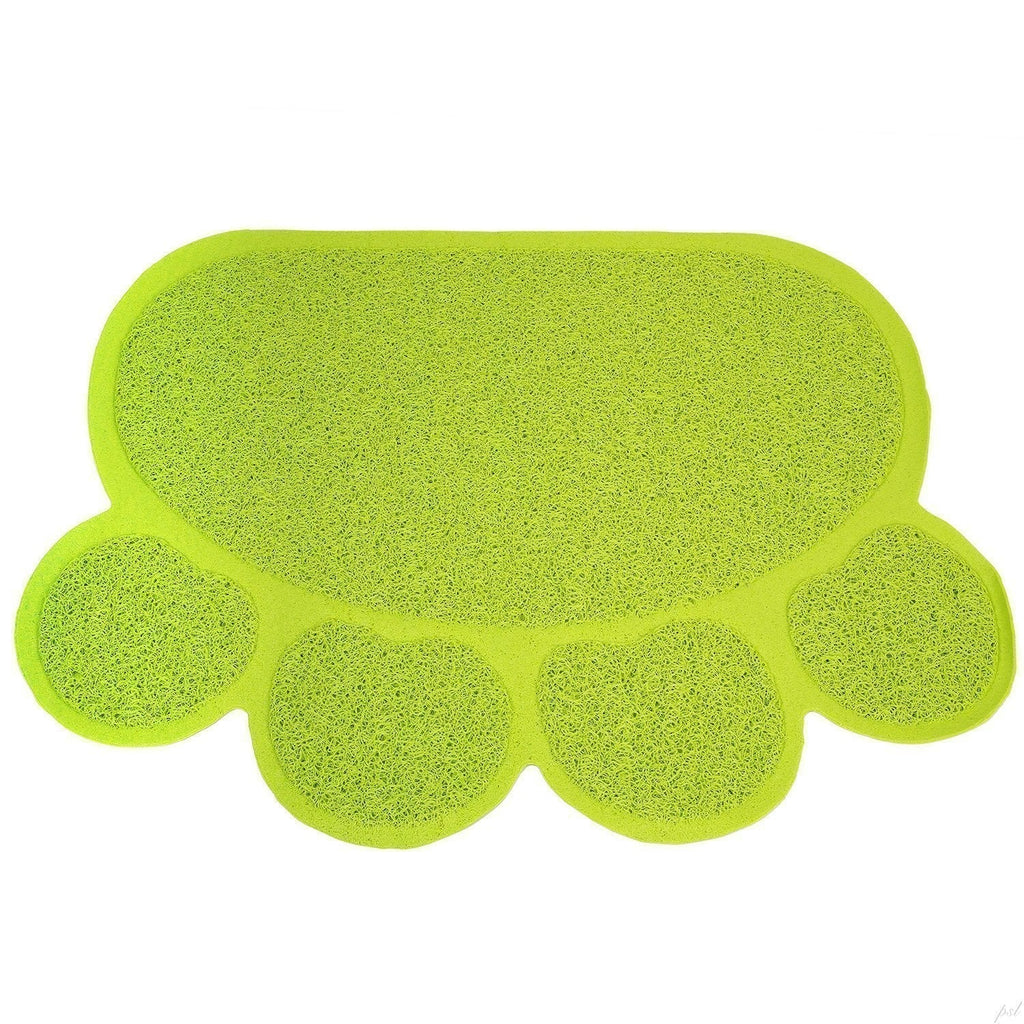 EONHUAYU Pet Food Mats, Cat Mat PVC Mat Waterproof Non-slip Pet Feeding Mat Pet Bowl Mat (Green) - PawsPlanet Australia