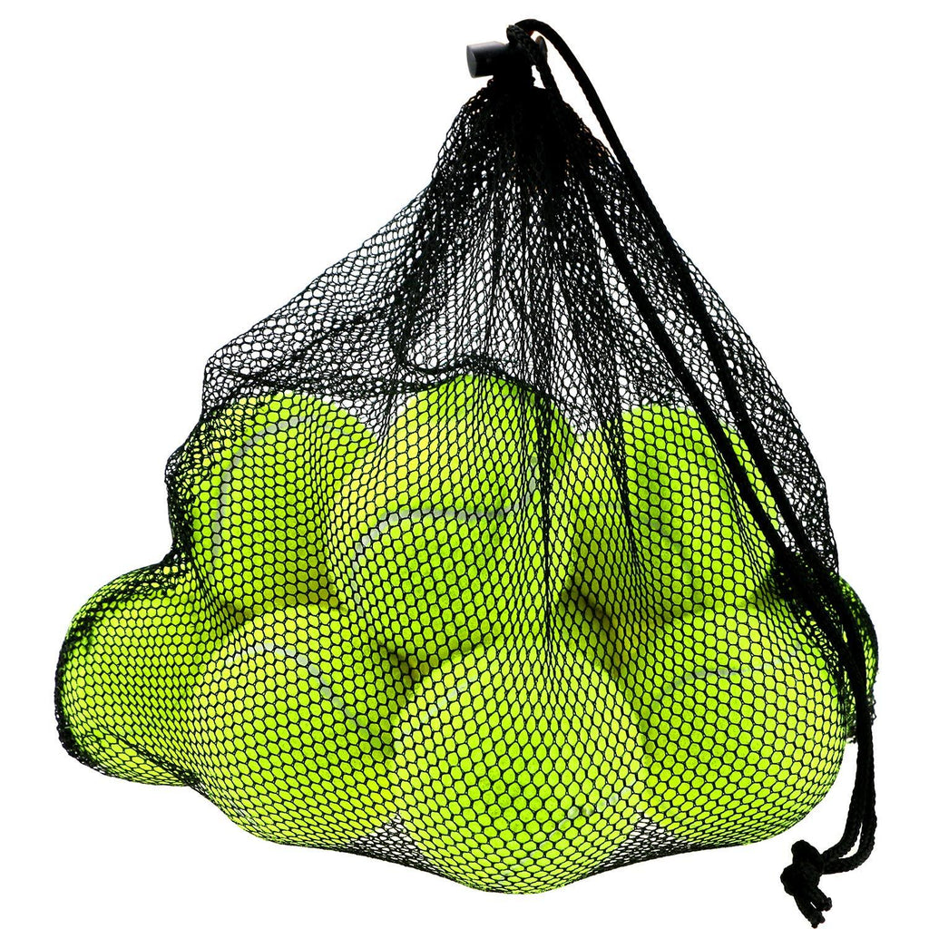 Philonext 12 Pcs Tennis Balls with Mesh Carrying Bag, Pressureless Tennis Balls Practice Balls Playing with Pets Sports Bucket Balls for Easy Transport - PawsPlanet Australia