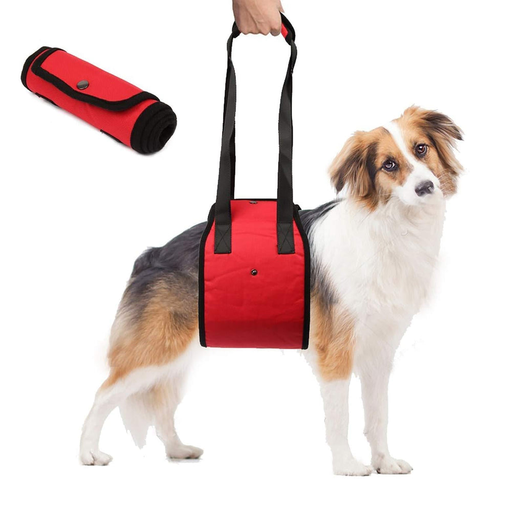 FUNKEEN PET HOUSE Dog Support Harness Lift Support Rehabilitation Harness for Canines Aid (M, Red) M - PawsPlanet Australia