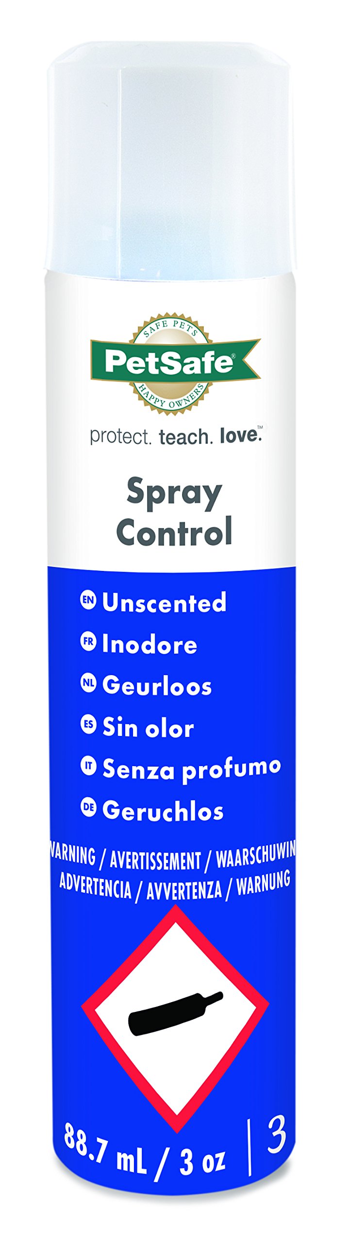 PetSafe Spray Control Refill Can, Anti Bark, Training for Dogs, 88 ml of Anti Barking Spray Deterrent - Stain Free Formula - Unscented - PawsPlanet Australia