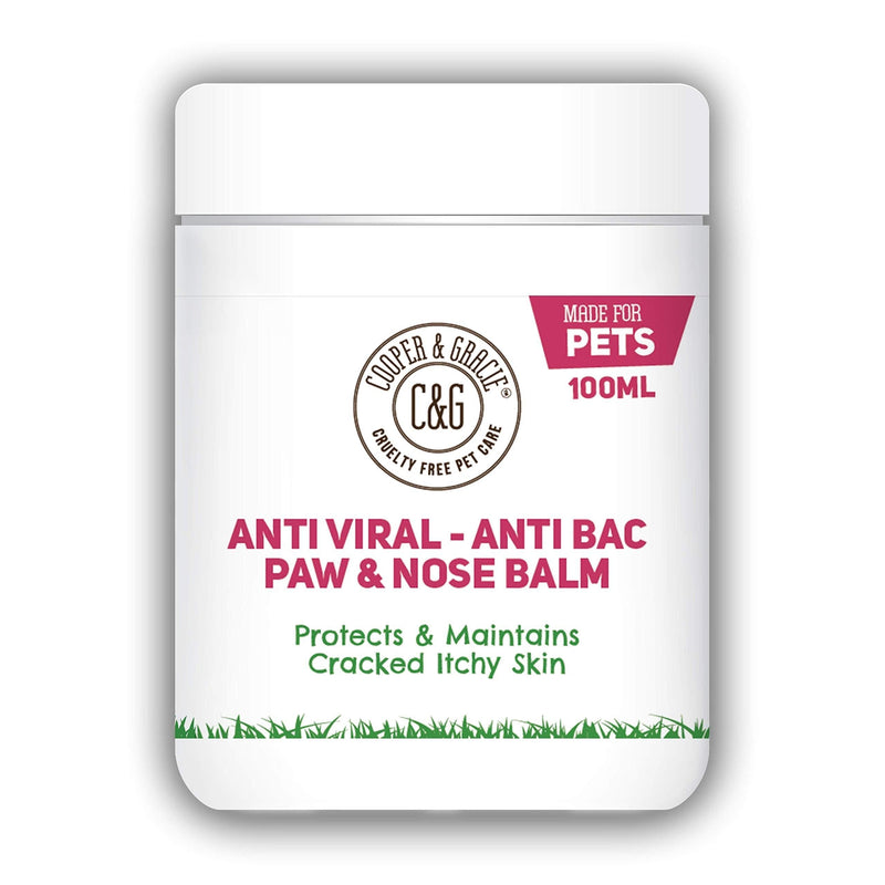 Dog Paw And Nose Balm 100ml - Instantly Soothe Cracked Itchy Skin and Paws - Anti-fungal Cruelty Free Formula - Best Grooming For Dogs - PawsPlanet Australia