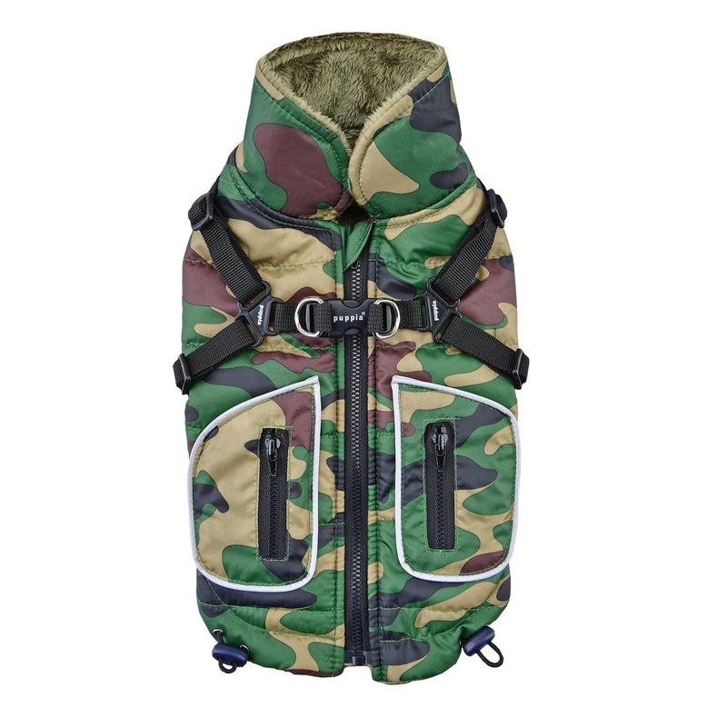 Puppia Pioneer Pet Coat, small, Camo S Puppia Pioneer Pet Coat - PawsPlanet Australia