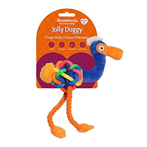 Rosewood Tough Multi Texture Flamingo Dog Toy 1 Count (Pack of 1) - PawsPlanet Australia